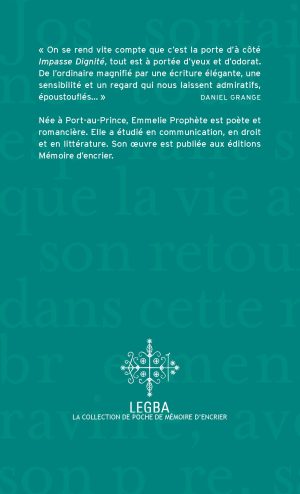 Impasse Dignité - Couverture arrière