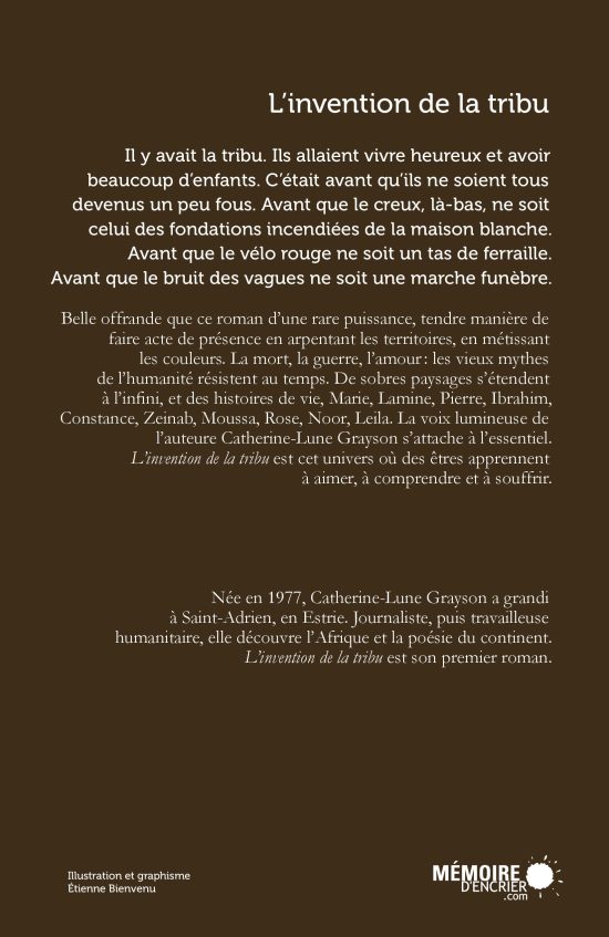 L'invention de la tribu - Couverture arrière