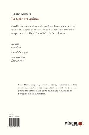 La terre cet animal - Couverture arrière