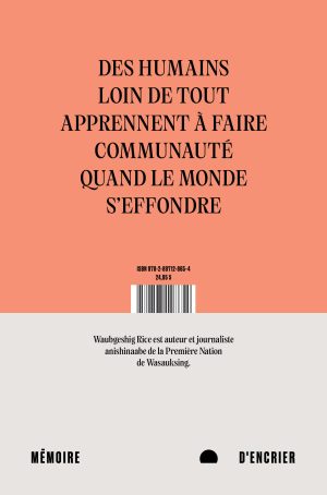 Neige des lunes brisées - Back cover