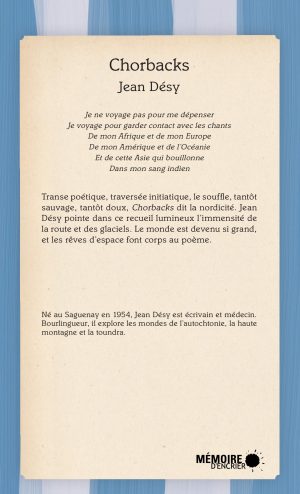 Chorbacks - Couverture arrière