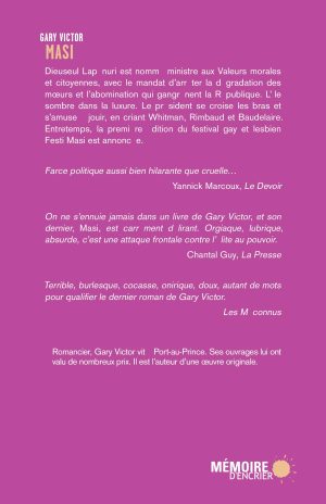 Masi - Couverture arrière