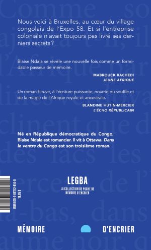 Dans le ventre du Congo - Back cover