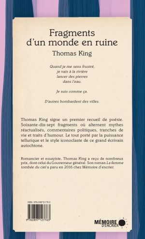 Fragments d’un monde en ruine - Couverture arrière