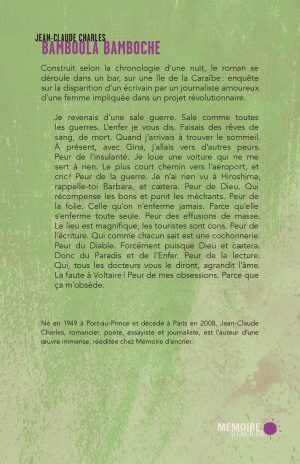 Bamboola Bamboche - Couverture arrière