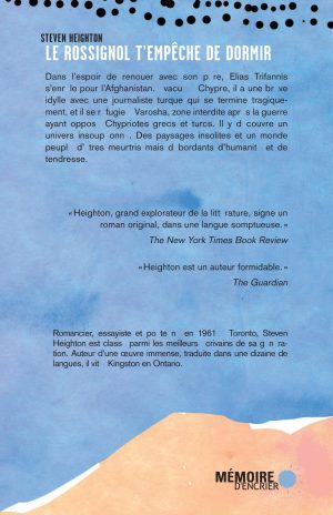 Le rossignol t'empêche de dormir - Couverture arrière