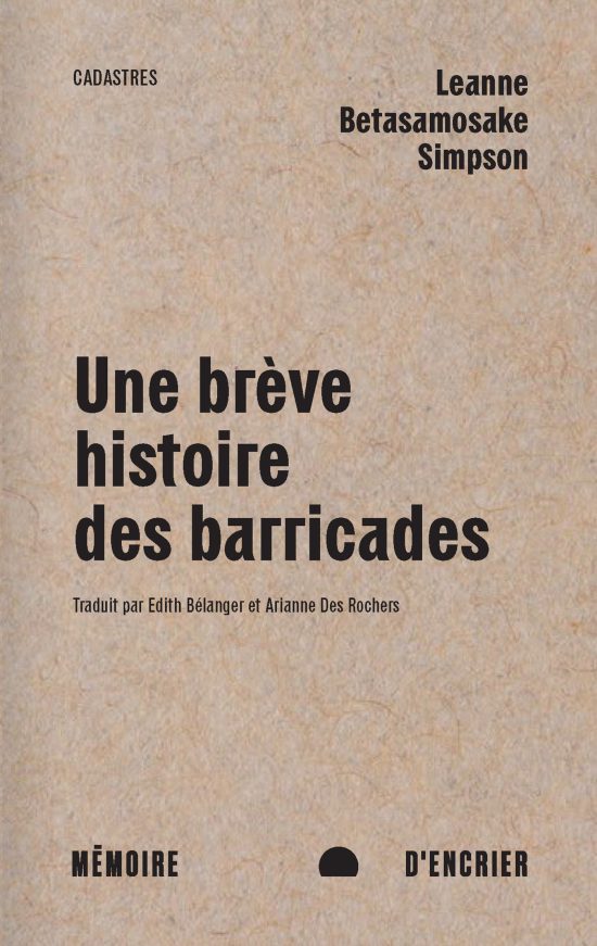 Brève histoire des barricades Mémoire d'Encrier