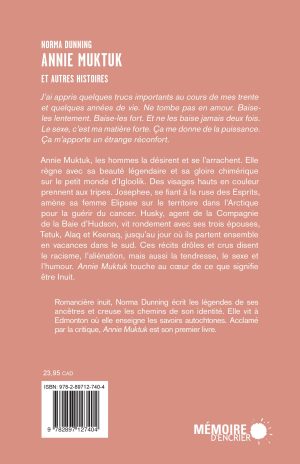 Annie Muktuk - Couverture arrière