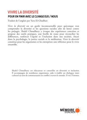 Vivre la diversité. Pour en finir avec le clivage Eux / Nous - Couverture arrière