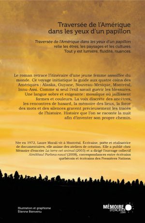 Traversée de l'Amérique dans les yeux d'un papillon - Couverture arrière