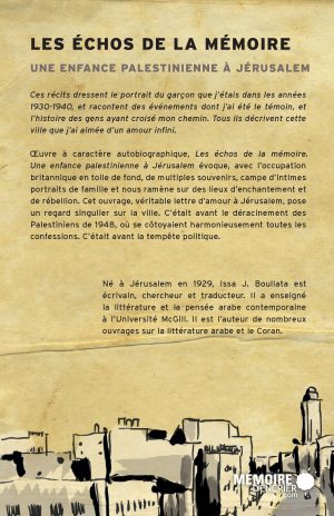 Les échos de la mémoire - Couverture arrière