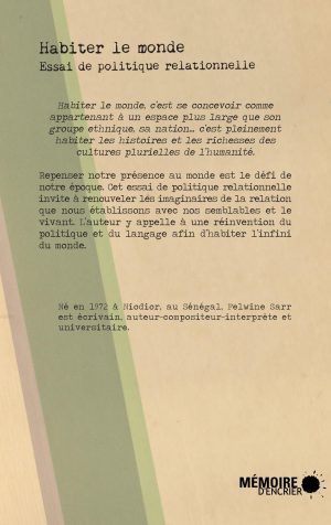 Habiter le monde. Essai de politique relationnelle - Couverture arrière