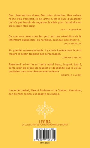 Kuessipan - Couverture arrière