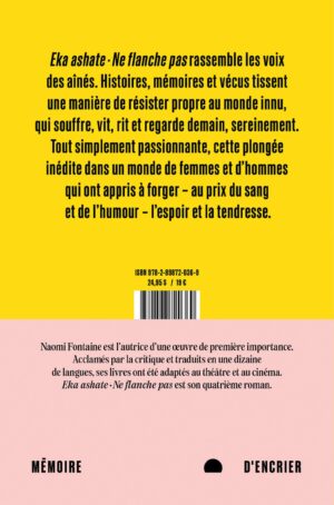 Eka ashate - Couverture arrière